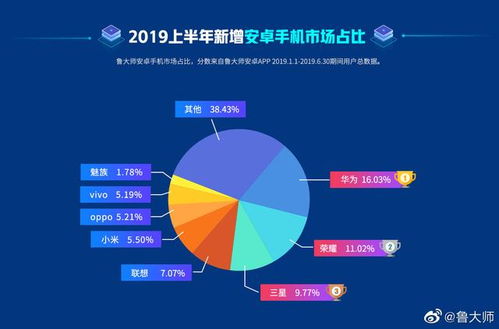19年安卓新增市场份额数据出炉 荣耀v30成功打脸卢伟冰